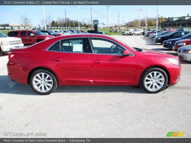 Crystal Red Tintcoat / Jet Black/Titanium 2013 Chevrolet Malibu LT