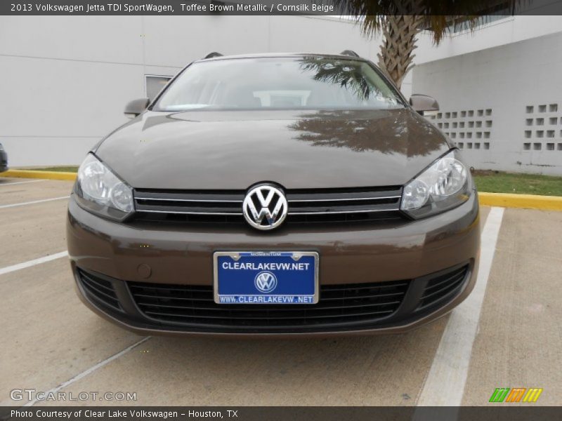 Toffee Brown Metallic / Cornsilk Beige 2013 Volkswagen Jetta TDI SportWagen