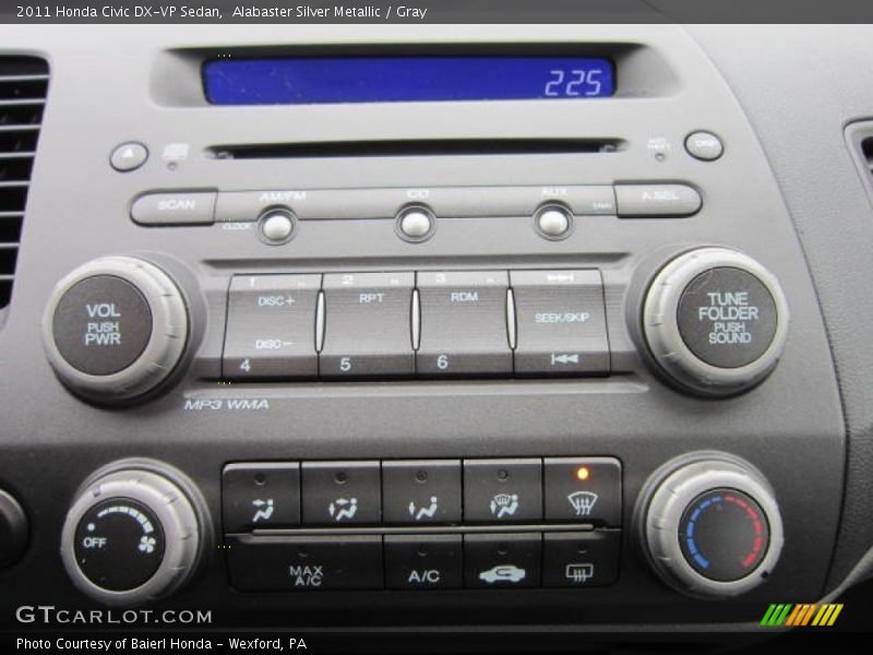 Alabaster Silver Metallic / Gray 2011 Honda Civic DX-VP Sedan