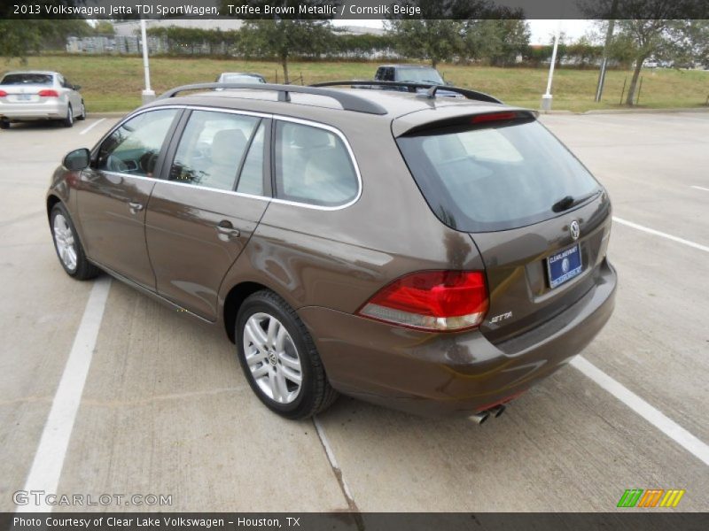 Toffee Brown Metallic / Cornsilk Beige 2013 Volkswagen Jetta TDI SportWagen