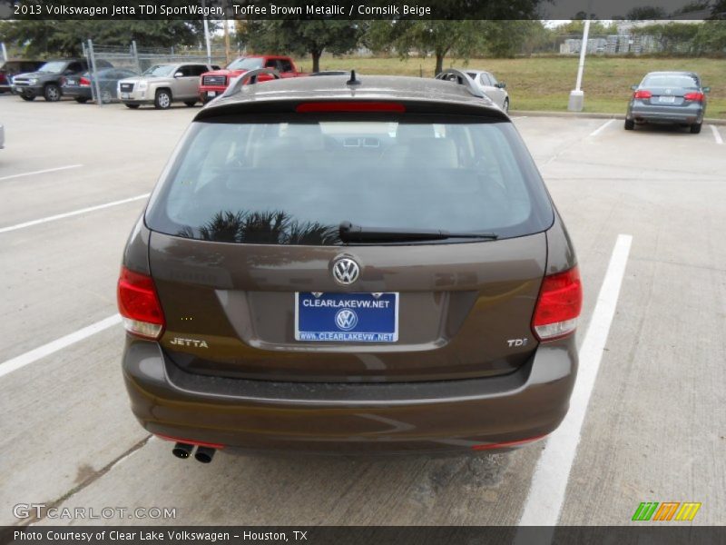 Toffee Brown Metallic / Cornsilk Beige 2013 Volkswagen Jetta TDI SportWagen