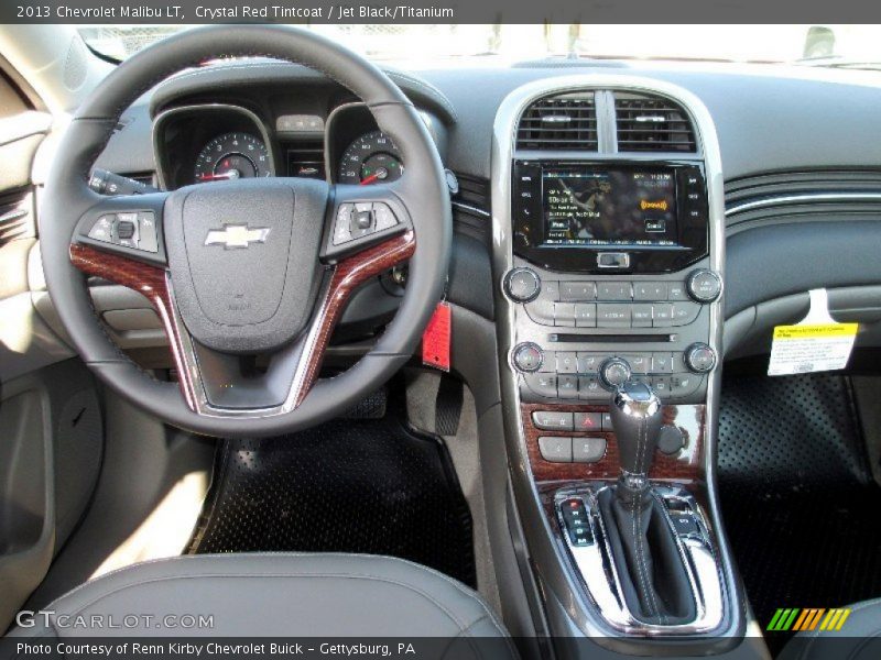 Crystal Red Tintcoat / Jet Black/Titanium 2013 Chevrolet Malibu LT