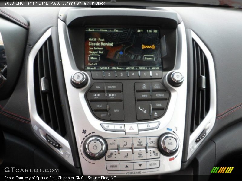 Controls of 2013 Terrain Denali AWD