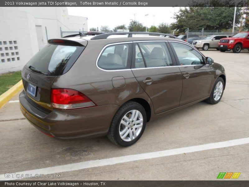 Toffee Brown Metallic / Cornsilk Beige 2013 Volkswagen Jetta TDI SportWagen