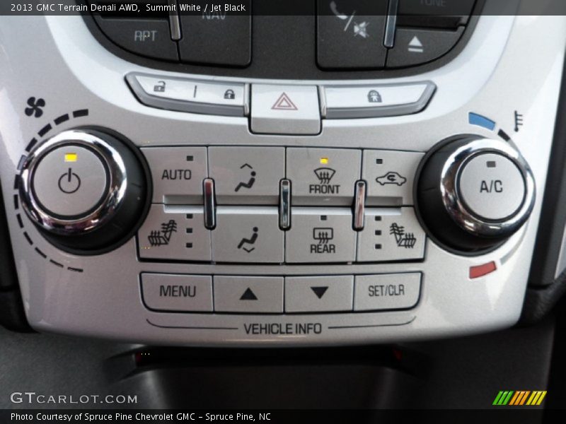 Controls of 2013 Terrain Denali AWD