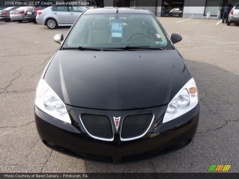 Black / Light Taupe 2008 Pontiac G6 GT Coupe