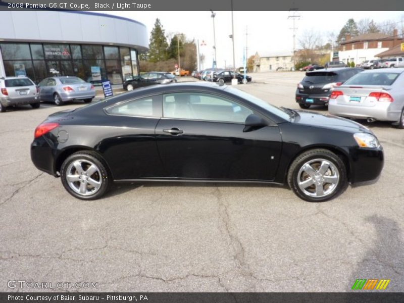 Black / Light Taupe 2008 Pontiac G6 GT Coupe