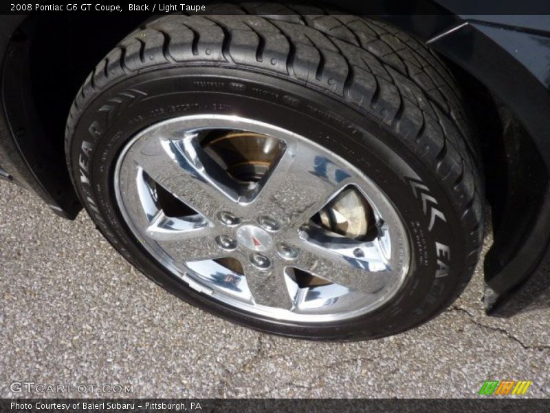 Black / Light Taupe 2008 Pontiac G6 GT Coupe