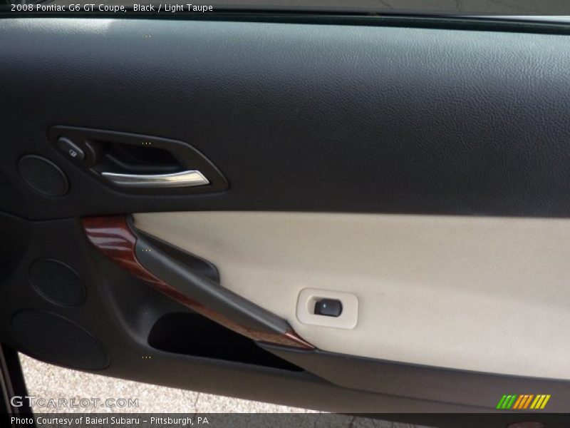 Black / Light Taupe 2008 Pontiac G6 GT Coupe