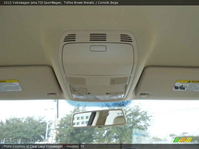 Toffee Brown Metallic / Cornsilk Beige 2013 Volkswagen Jetta TDI SportWagen