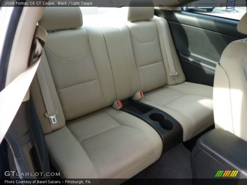 Black / Light Taupe 2008 Pontiac G6 GT Coupe