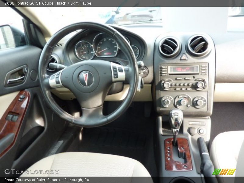 Black / Light Taupe 2008 Pontiac G6 GT Coupe