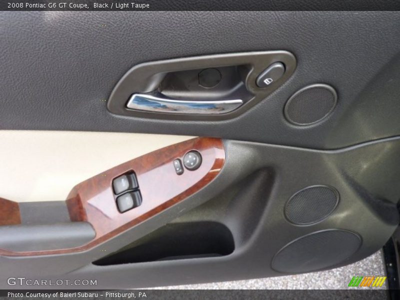 Black / Light Taupe 2008 Pontiac G6 GT Coupe