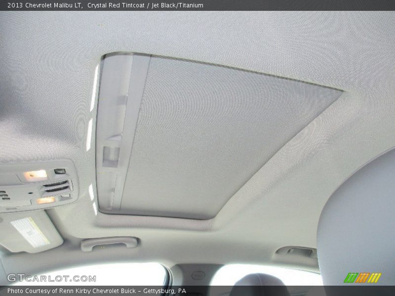 Crystal Red Tintcoat / Jet Black/Titanium 2013 Chevrolet Malibu LT