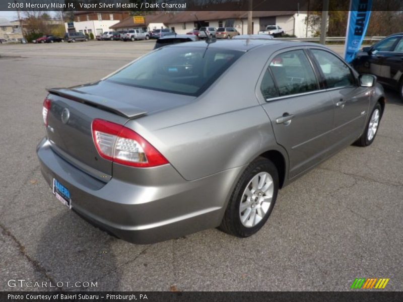 Vapor Silver Metallic / Dark Charcoal 2008 Mercury Milan I4