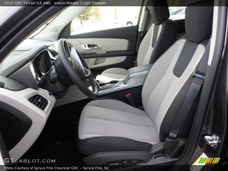 Front Seat of 2013 Terrain SLE AWD