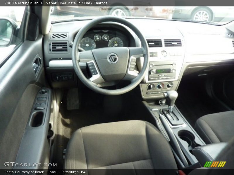 Vapor Silver Metallic / Dark Charcoal 2008 Mercury Milan I4