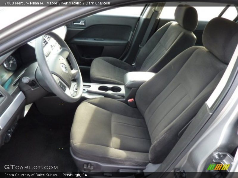 Vapor Silver Metallic / Dark Charcoal 2008 Mercury Milan I4