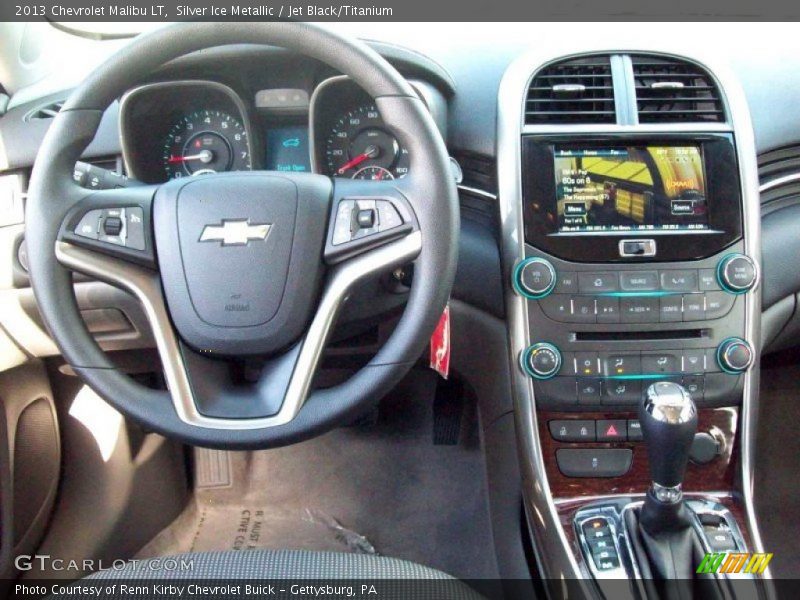 Silver Ice Metallic / Jet Black/Titanium 2013 Chevrolet Malibu LT