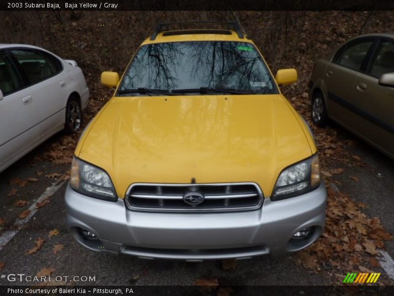 Baja Yellow / Gray 2003 Subaru Baja