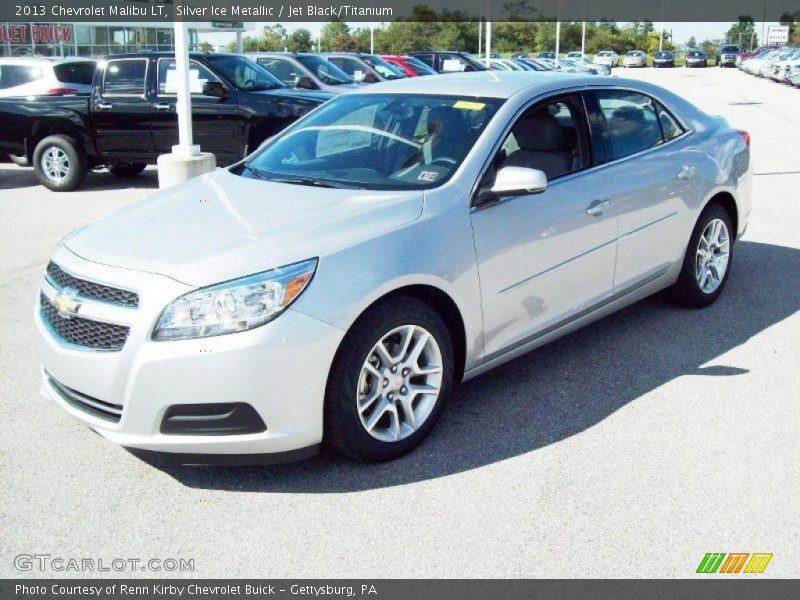 Silver Ice Metallic / Jet Black/Titanium 2013 Chevrolet Malibu LT