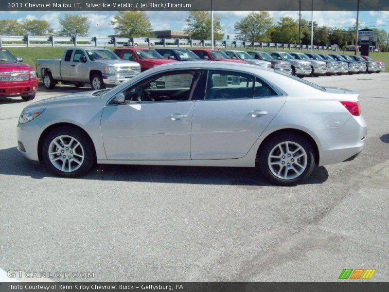 Silver Ice Metallic / Jet Black/Titanium 2013 Chevrolet Malibu LT