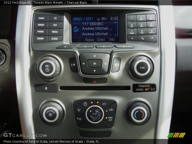 Tuxedo Black Metallic / Charcoal Black 2013 Ford Edge SE