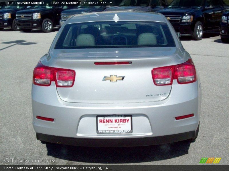 Silver Ice Metallic / Jet Black/Titanium 2013 Chevrolet Malibu LT