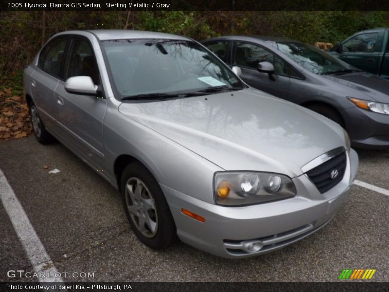 Sterling Metallic / Gray 2005 Hyundai Elantra GLS Sedan