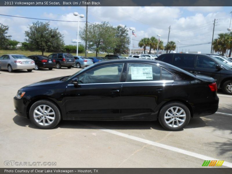Black Uni / Titan Black 2013 Volkswagen Jetta SE Sedan