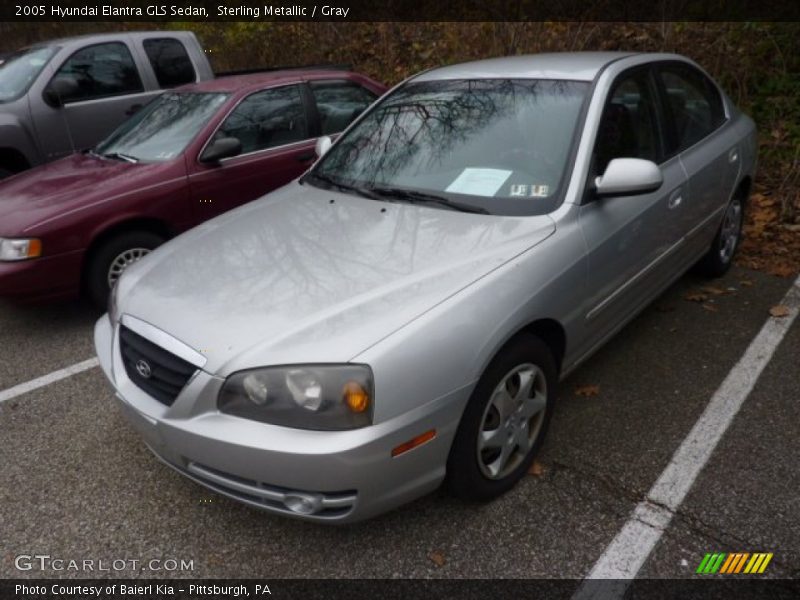 Sterling Metallic / Gray 2005 Hyundai Elantra GLS Sedan