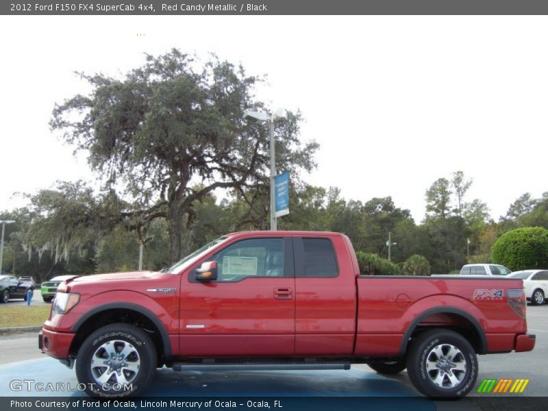  2012 F150 FX4 SuperCab 4x4 Red Candy Metallic