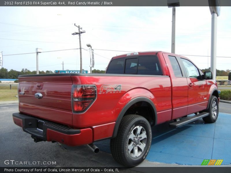  2012 F150 FX4 SuperCab 4x4 Red Candy Metallic