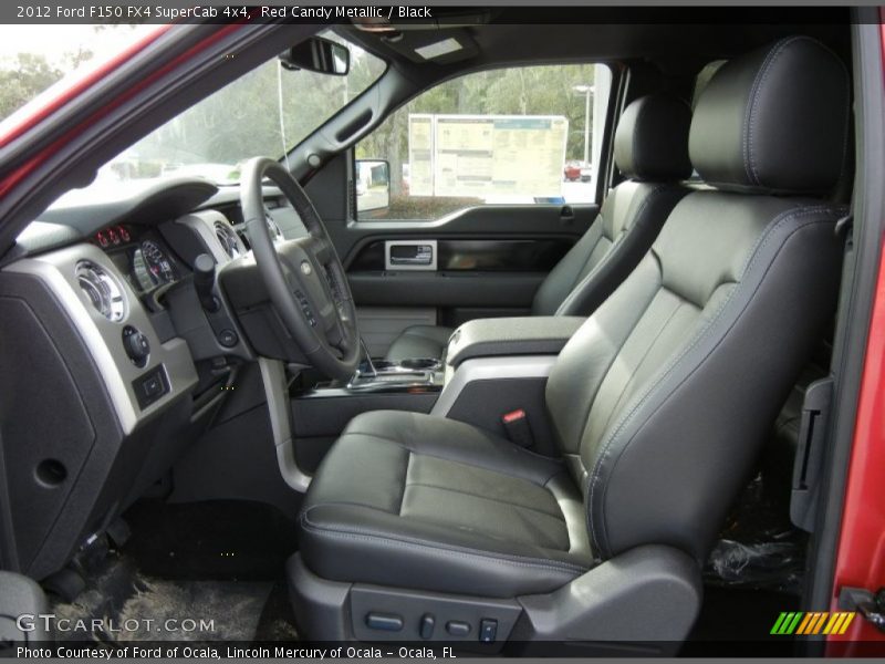 Front Seat of 2012 F150 FX4 SuperCab 4x4