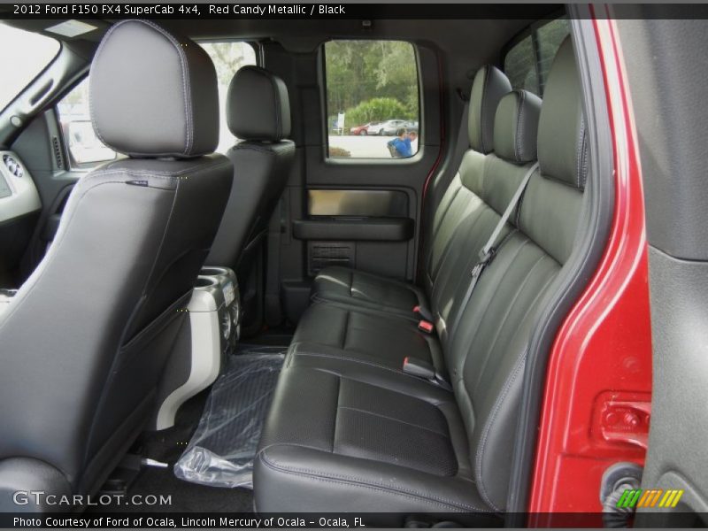 Rear Seat of 2012 F150 FX4 SuperCab 4x4