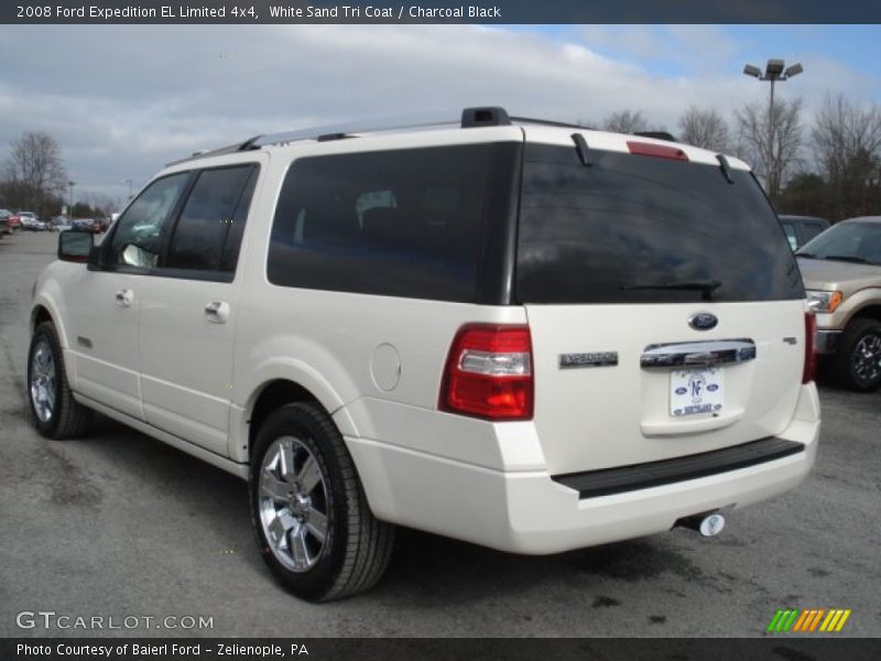 White Sand Tri Coat / Charcoal Black 2008 Ford Expedition EL Limited 4x4