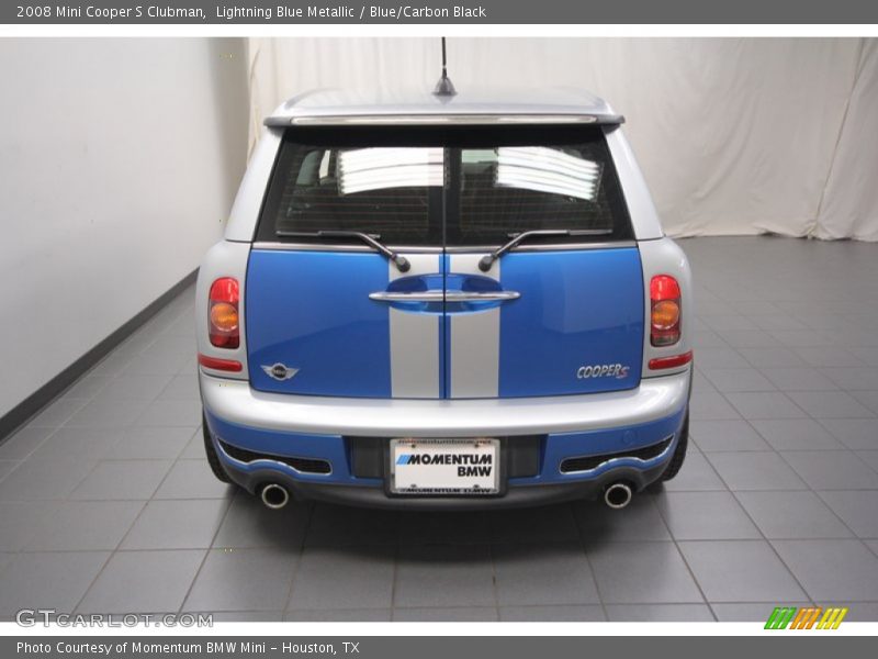 Lightning Blue Metallic / Blue/Carbon Black 2008 Mini Cooper S Clubman