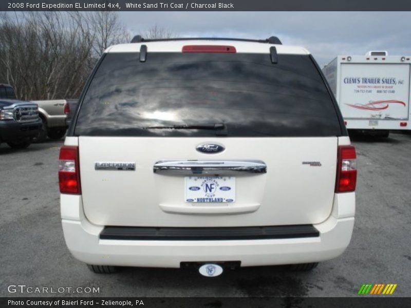 White Sand Tri Coat / Charcoal Black 2008 Ford Expedition EL Limited 4x4
