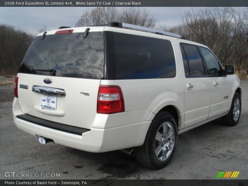 White Sand Tri Coat / Charcoal Black 2008 Ford Expedition EL Limited 4x4