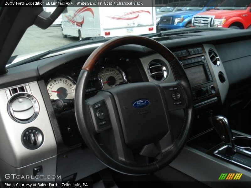 White Sand Tri Coat / Charcoal Black 2008 Ford Expedition EL Limited 4x4