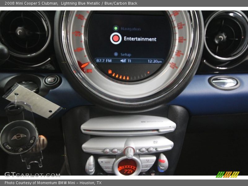 Lightning Blue Metallic / Blue/Carbon Black 2008 Mini Cooper S Clubman