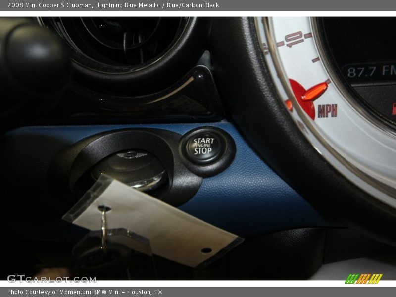 Lightning Blue Metallic / Blue/Carbon Black 2008 Mini Cooper S Clubman
