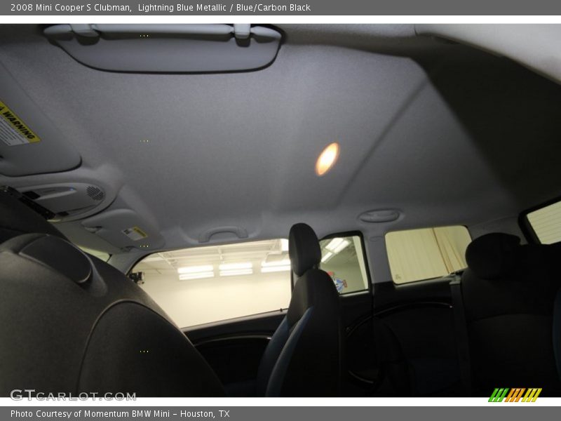 Lightning Blue Metallic / Blue/Carbon Black 2008 Mini Cooper S Clubman