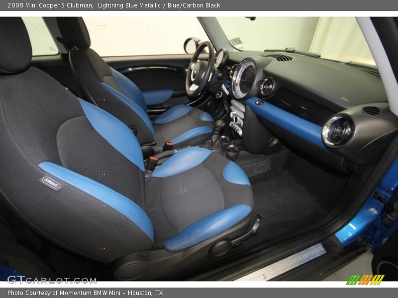  2008 Cooper S Clubman Blue/Carbon Black Interior
