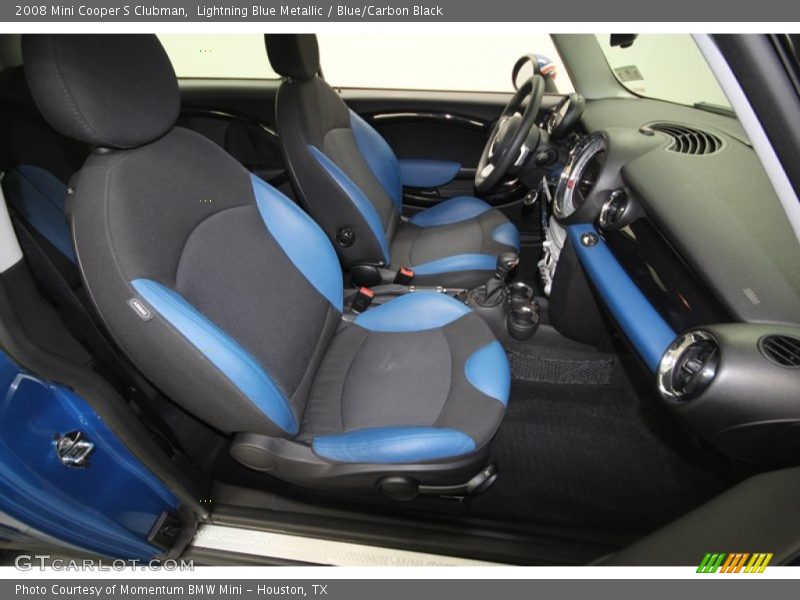 Front Seat of 2008 Cooper S Clubman