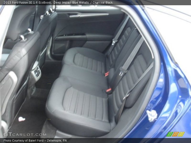 Rear Seat of 2013 Fusion SE 1.6 EcoBoost