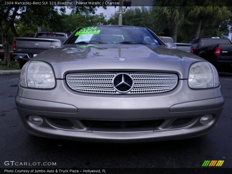 Pewter Metallic / Charcoal 2004 Mercedes-Benz SLK 320 Roadster