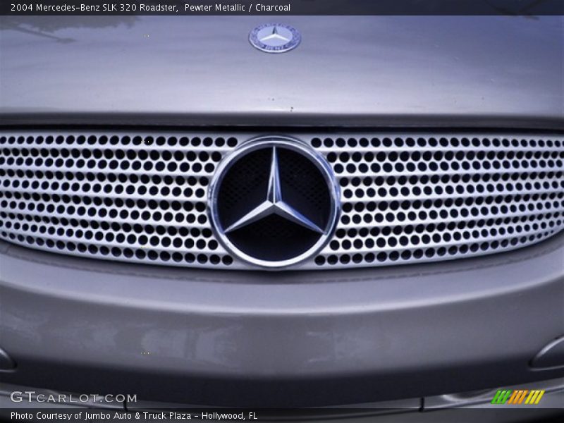 Pewter Metallic / Charcoal 2004 Mercedes-Benz SLK 320 Roadster