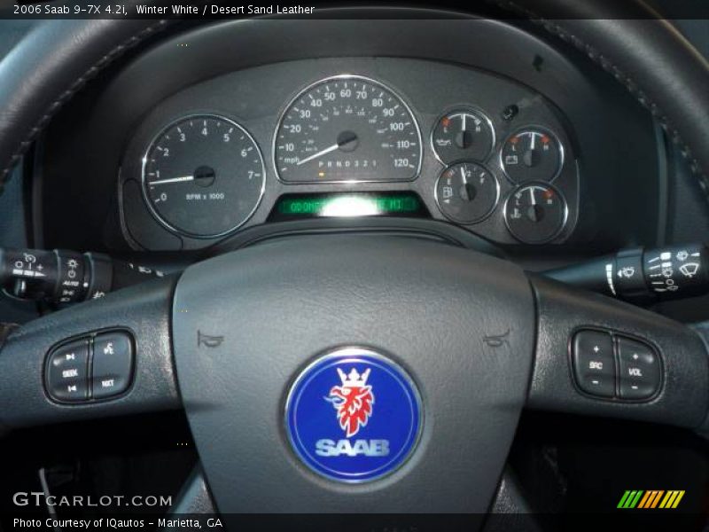Winter White / Desert Sand Leather 2006 Saab 9-7X 4.2i