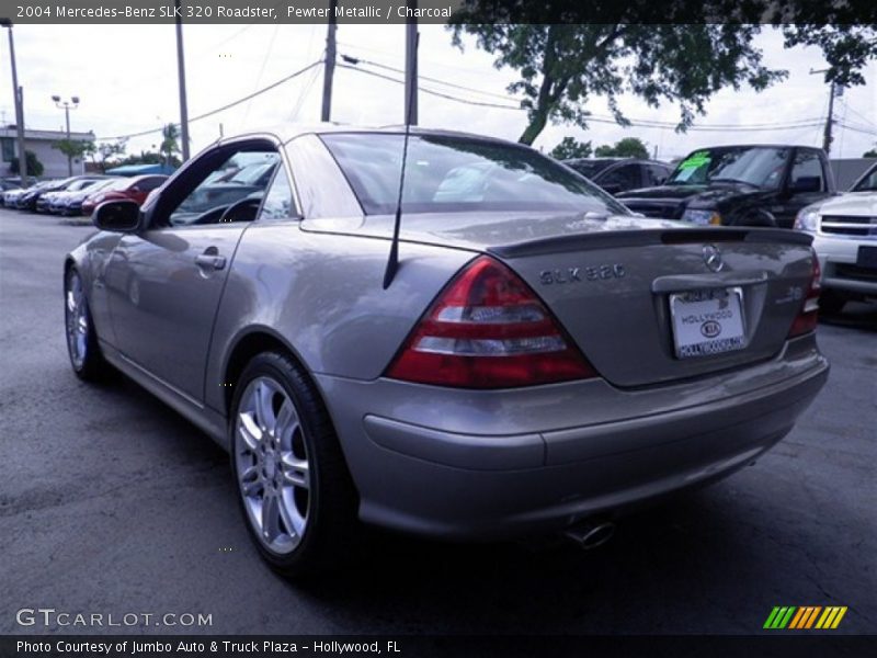 Pewter Metallic / Charcoal 2004 Mercedes-Benz SLK 320 Roadster